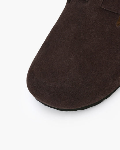 Old Money Suede Clogs