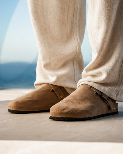 Old Money Suede Clogs