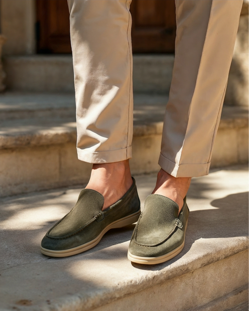 Old Money Premium Suede Loafers